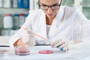 Scientist working in a laboratory